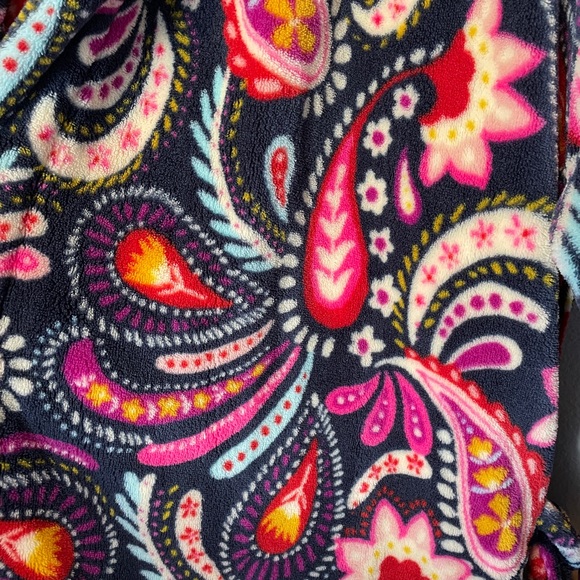 Vera Bradley Haymarket Plush Fleece Hooded Robe - Picture 8 of 8